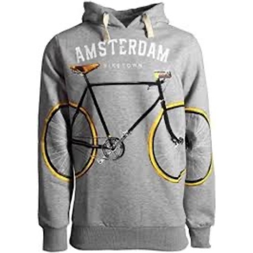 Fox originals Amsterdam bike town hoodie sweatshirt bicycle graphic size‎ small